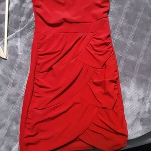 Elegant Red Women's Dress